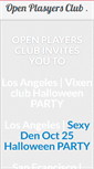 Mobile Screenshot of openplayersclub.com